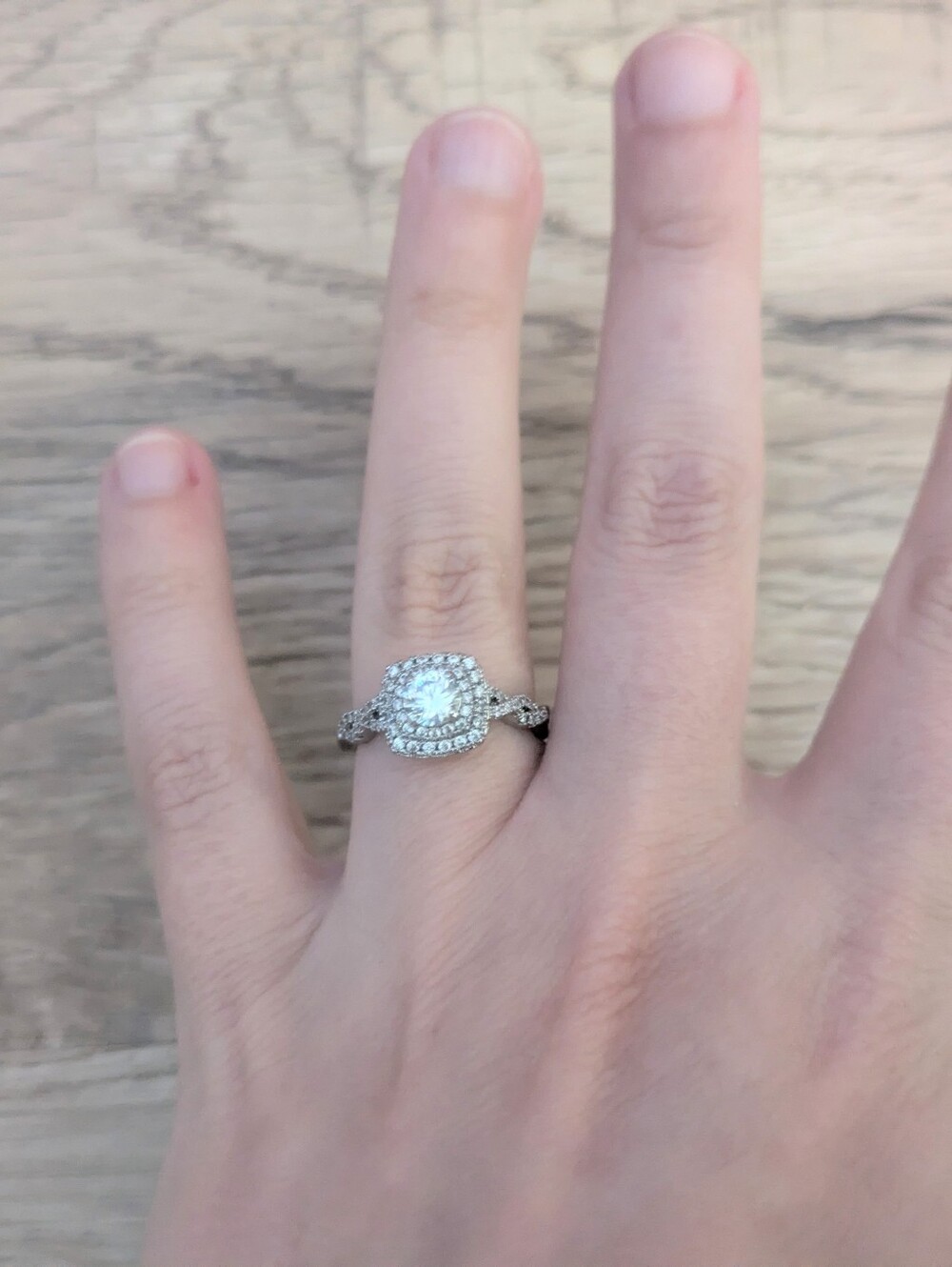Adjustable Square Tiered Ring - Women's Jewelry